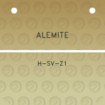 alemite-h-sv-z1