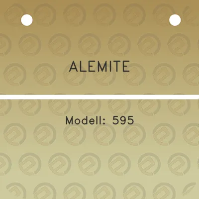 alemite-modell-595