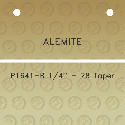 alemite-p1641-b-14-28-taper