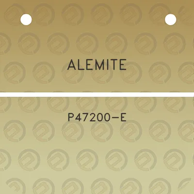 alemite-p47200-e