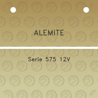 alemite-serie-575-12v