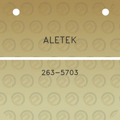 aletek-263-5703