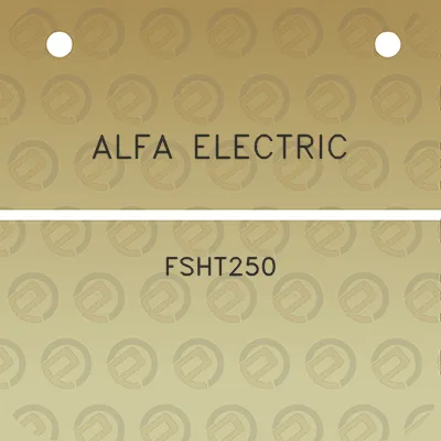 alfa-electric-fsht250