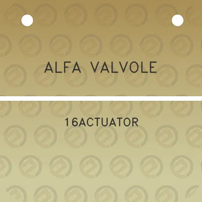 alfa-valvole-16actuator