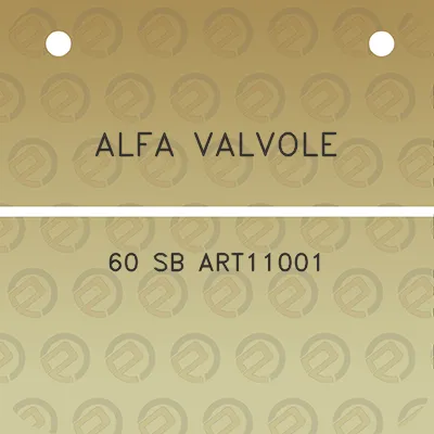 alfa-valvole-60-sb-art11001