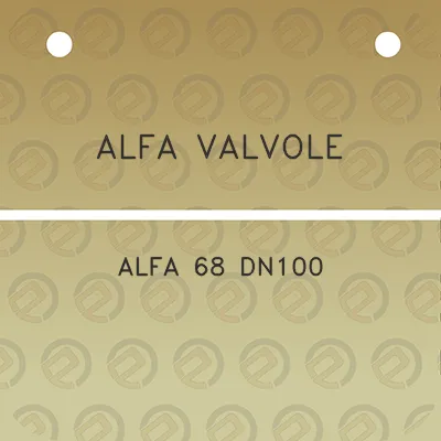 alfa-valvole-alfa-68-dn100