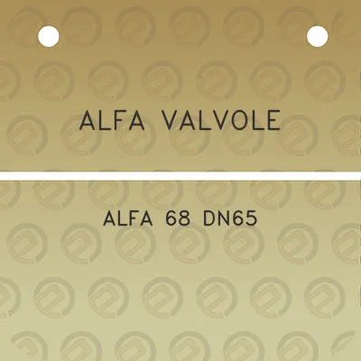 alfa-valvole-alfa-68-dn65