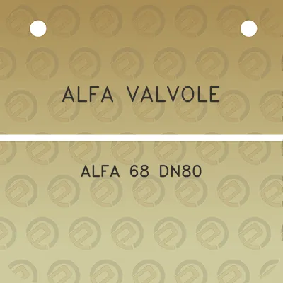 alfa-valvole-alfa-68-dn80