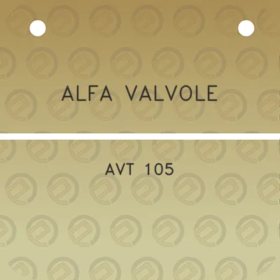 alfa-valvole-avt-105