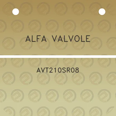 alfa-valvole-avt210sr08