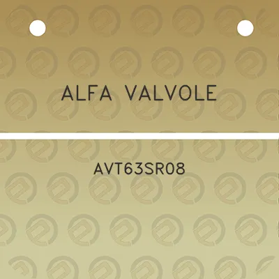 alfa-valvole-avt63sr08