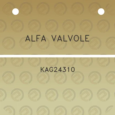 alfa-valvole-kag24310