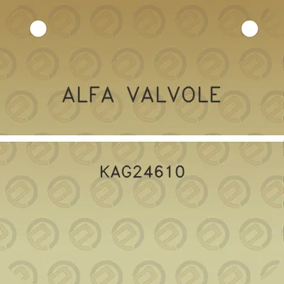 alfa-valvole-kag24610