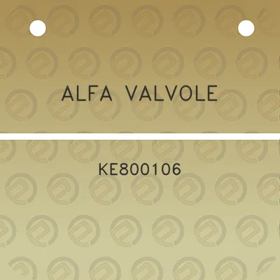 alfa-valvole-ke800106