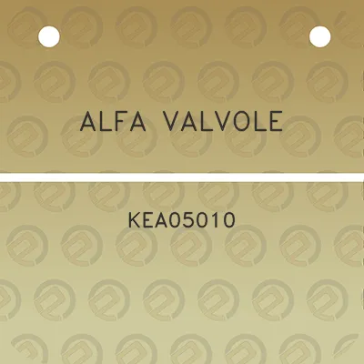 alfa-valvole-kea05010