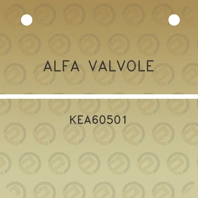 alfa-valvole-kea60501