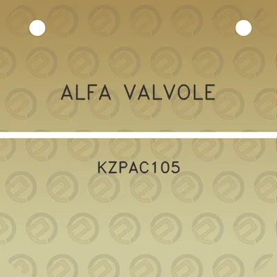 alfa-valvole-kzpac105