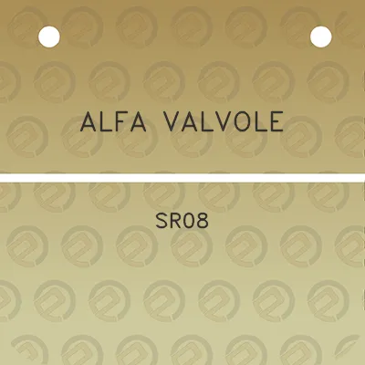 alfa-valvole-sr08