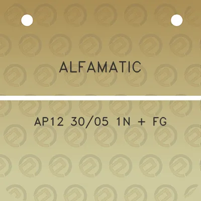 alfamatic-ap12-3005-1n-fg