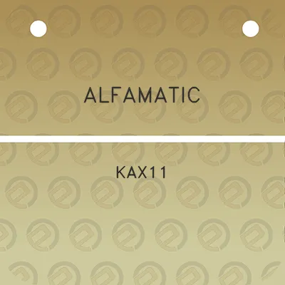 alfamatic-kax11