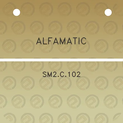 alfamatic-sm2c102