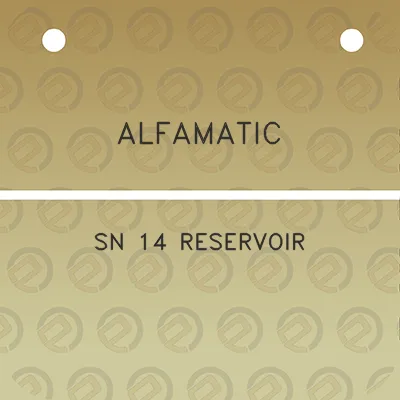 alfamatic-sn-14-reservoir