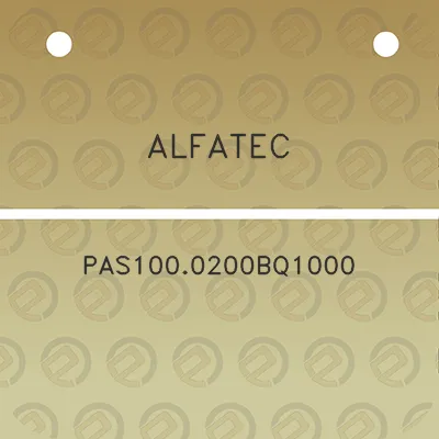 alfatec-pas1000200bq1000