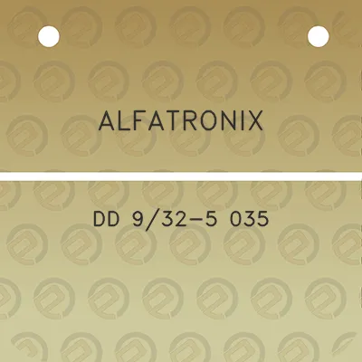 alfatronix-dd-932-5-035