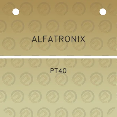 alfatronix-pt40