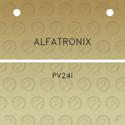 alfatronix-pv24i