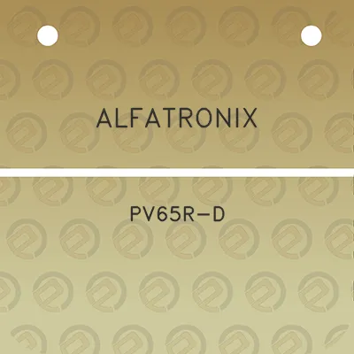 alfatronix-pv65r-d