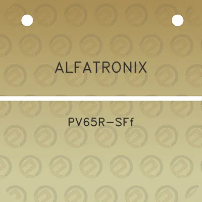 alfatronix-pv65r-sff