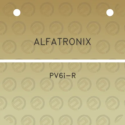 alfatronix-pv6i-r