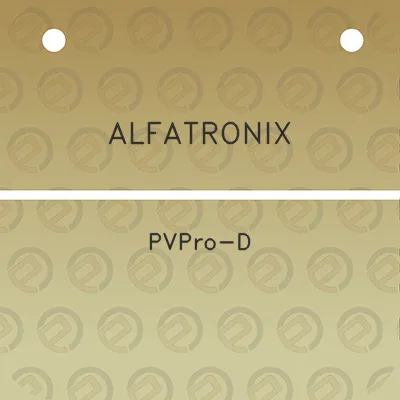 alfatronix-pvpro-d