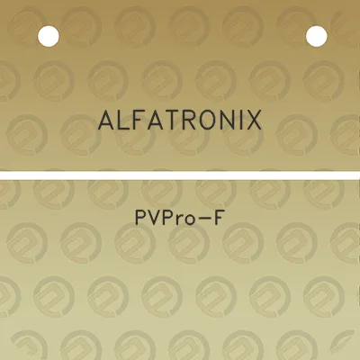 alfatronix-pvpro-f