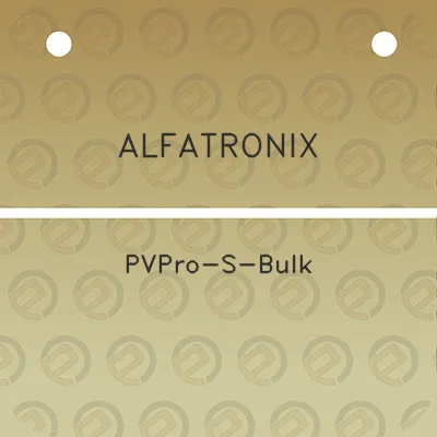 alfatronix-pvpro-s-bulk