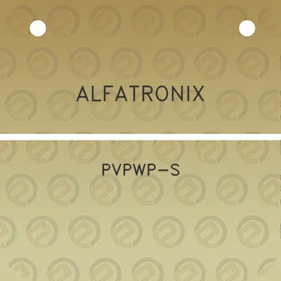 alfatronix-pvpwp-s