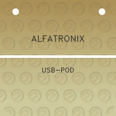 alfatronix-usb-pod