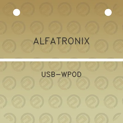 alfatronix-usb-wpod