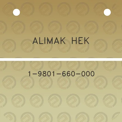alimak-hek-1-9801-660-000