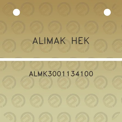 alimak-hek-almk3001134100