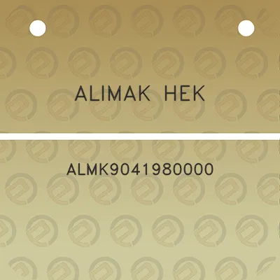 alimak-hek-almk9041980000