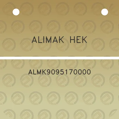 alimak-hek-almk9095170000