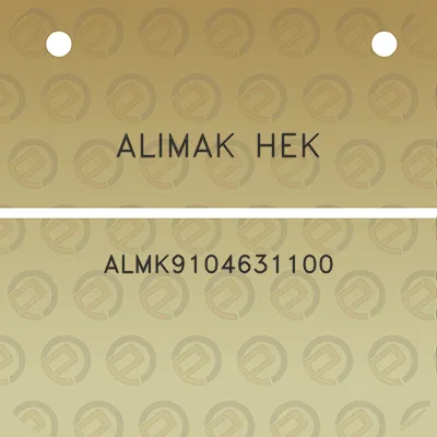 alimak-hek-almk9104631100