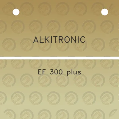 alkitronic-ef-300-plus