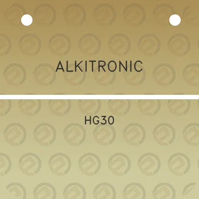 alkitronic-hg30