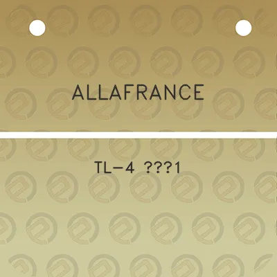 allafrance-tl-4-no1