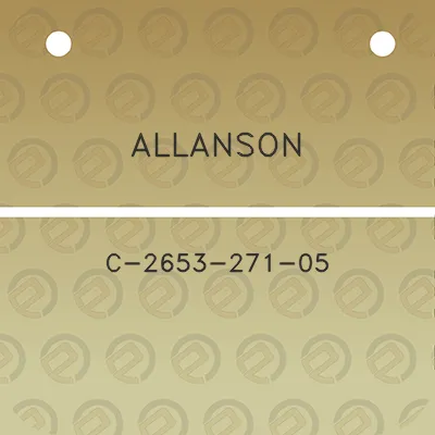 allanson-c-2653-271-05