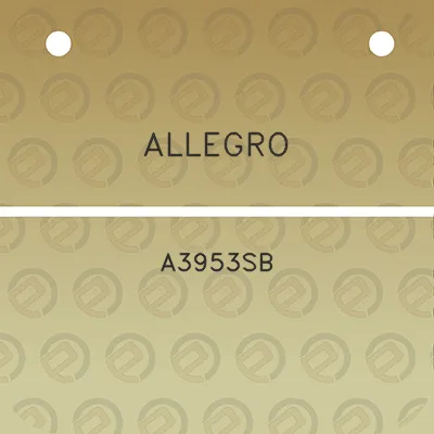 allegro-a3953sb