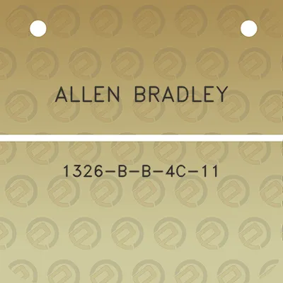 allen-bradley-1326-b-b-4c-11